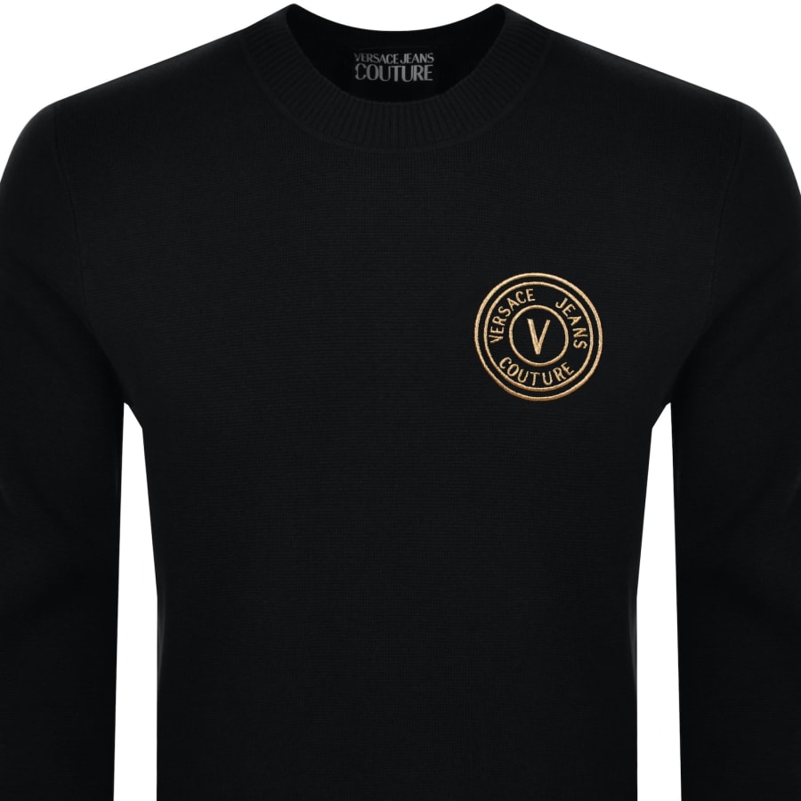 Versace v neck jumper on sale